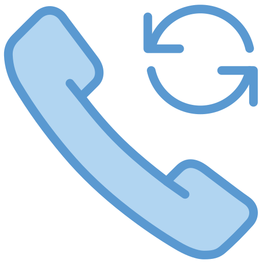 Call back Generic Blue icon