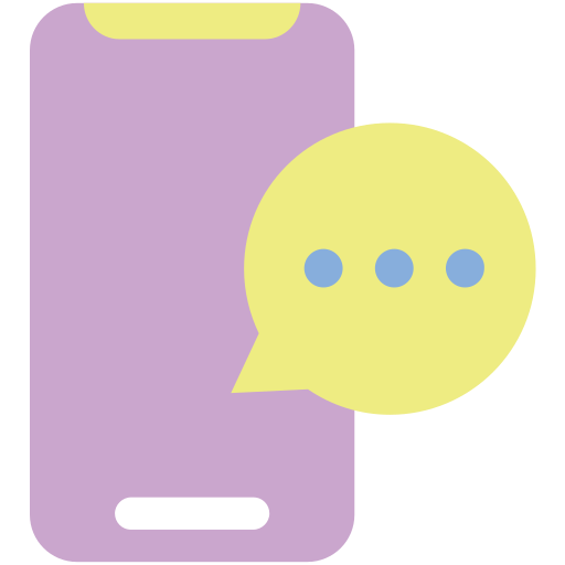 Mobile chat Generic Flat icon