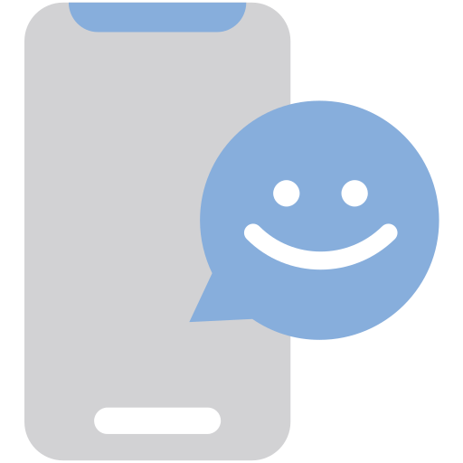 mobiel chatten Generic Flat icoon