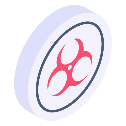 Biohazard Generic Isometric icon