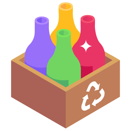 Bottle carrier Generic Isometric icon