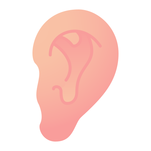 Ear Generic Flat Gradient icon