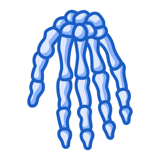 ossa della mano Generic Blue icona