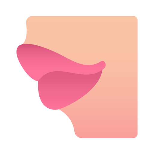 lèvres Generic Flat Gradient Icône