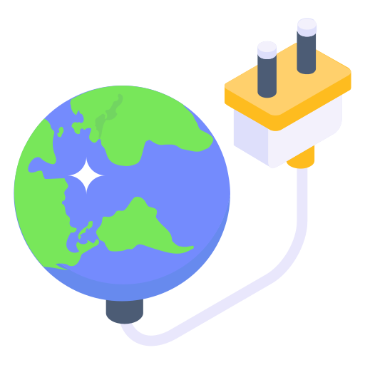 Eco energy Generic Isometric icon