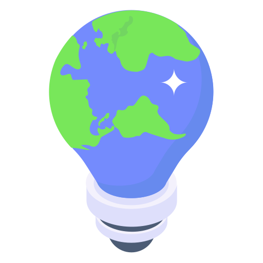 Eco bulb Generic Isometric icon