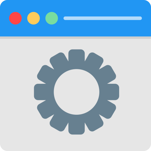 browser instellingen Generic Flat icoon