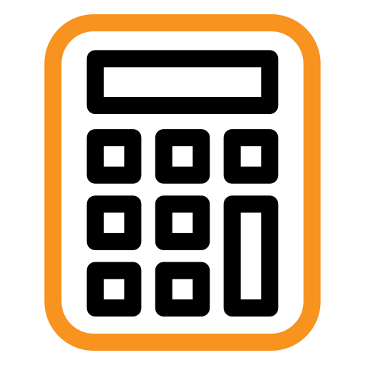 계산자 Generic Outline Color icon
