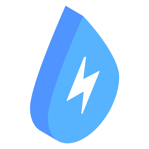 Hydro power Generic Isometric icon