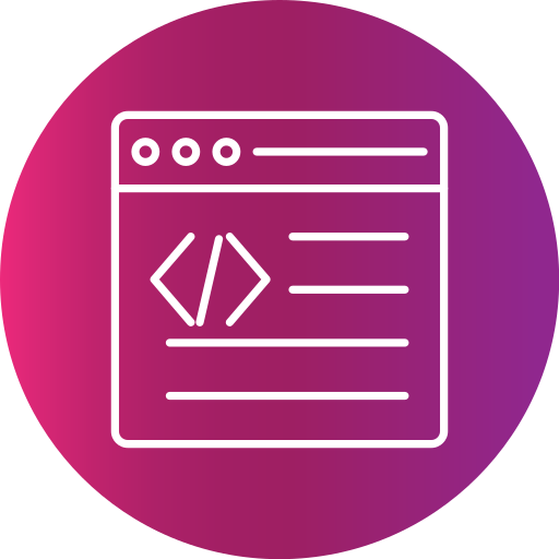 Web programming Generic Flat Gradient icon