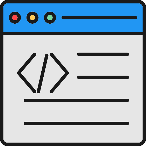 ウェブプログラミング Generic Outline Color icon