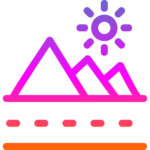 언덕 Generic Gradient icon