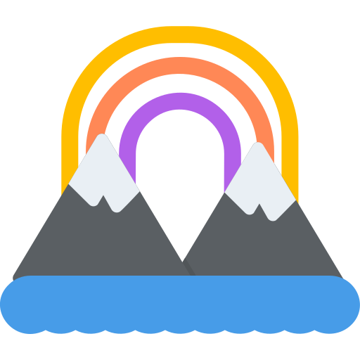 regenbogen Generic Flat icon