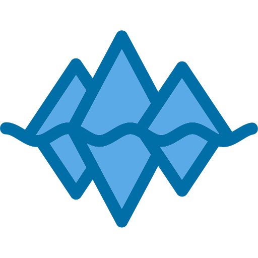 氷山 Generic Blue icon