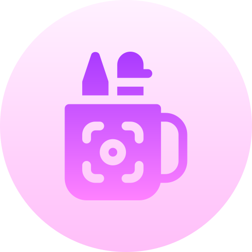 Mug Basic Gradient Circular icon