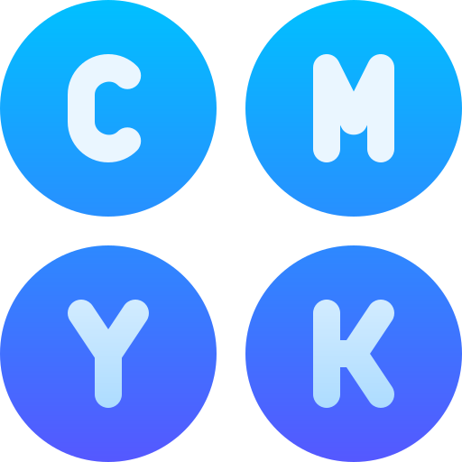 cmyk Basic Gradient Gradient icon