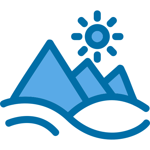 ピラミッド Generic Blue icon