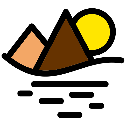 Sunset Generic Outline Color icon