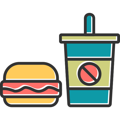 fast food Generic Color Omission ikona