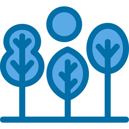 Tree Generic Blue icon