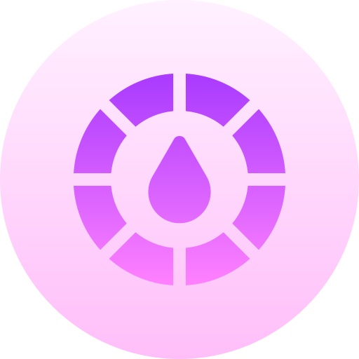 color Basic Gradient Circular icono