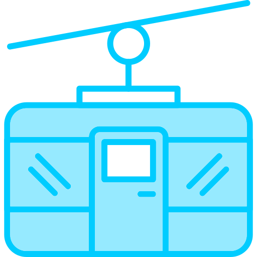 teleférico Generic Blue icono