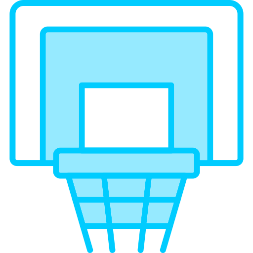 Basketball hoop Generic Blue icon