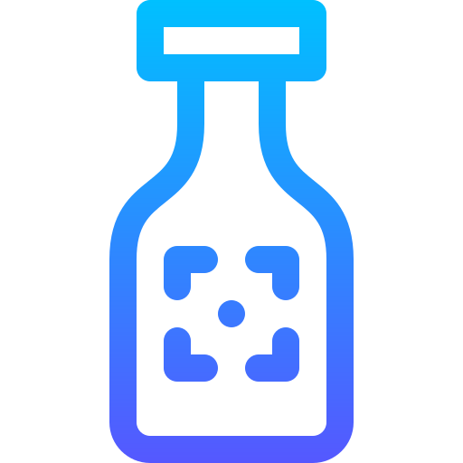 garrafa Basic Gradient Lineal color Ícone