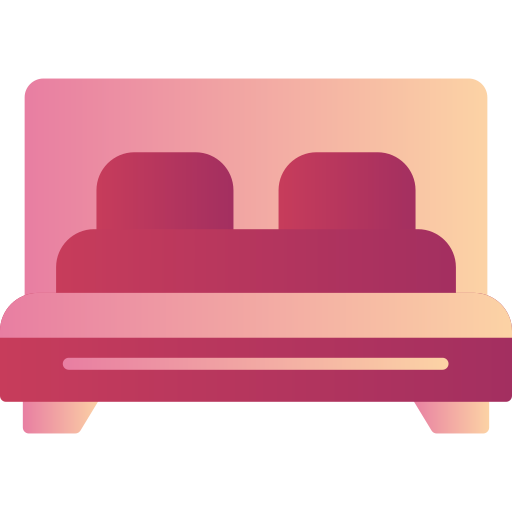 łóżko Generic Flat Gradient ikona