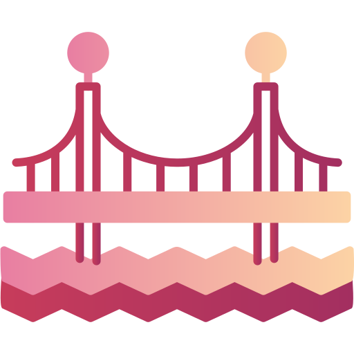 橋 Generic Flat Gradient icon