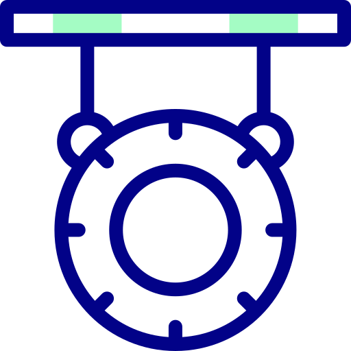 スイング Detailed Mixed Lineal color icon