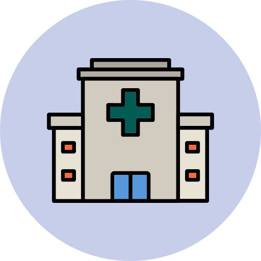Hospital building Generic Outline Color icon