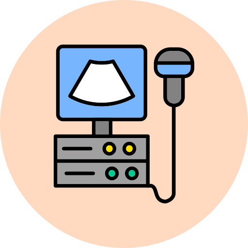 Ultrasound machine Generic Outline Color icon