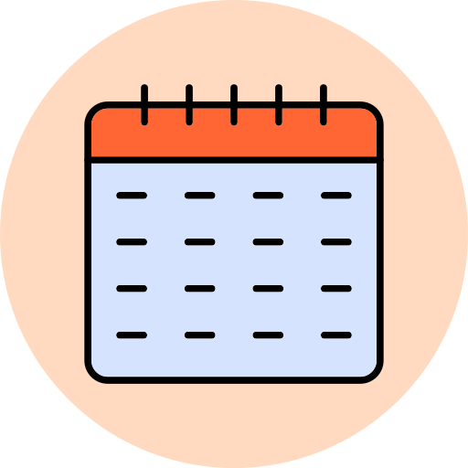 Calendar Generic Outline Color icon