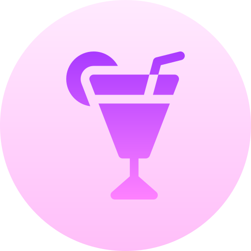 musujący gin Basic Gradient Circular ikona
