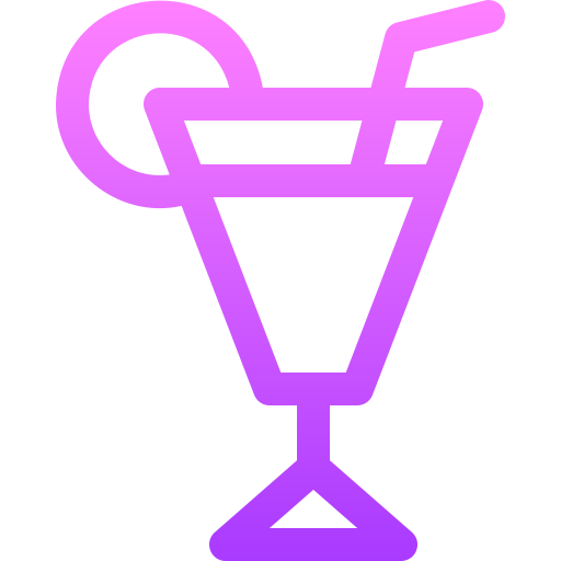 gin-fizz Basic Gradient Lineal color icon