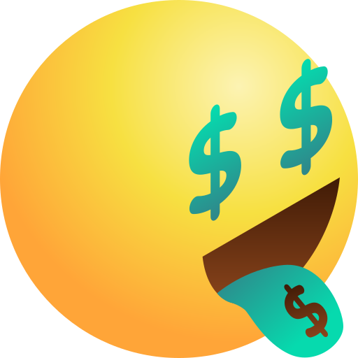 Money Gradient Isometric Gradient icon