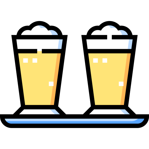 пиво Detailed Straight Lineal color иконка