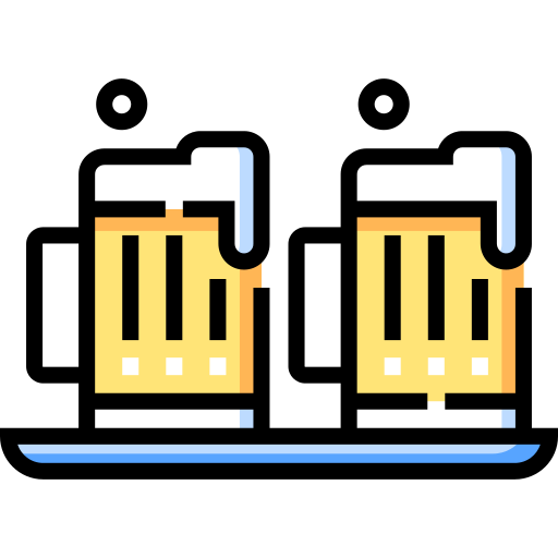Beers Detailed Straight Lineal color icon
