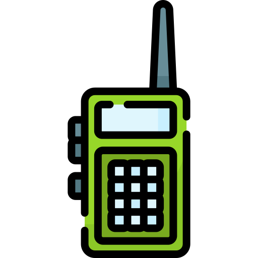 talkie walkie Special Lineal color Icône