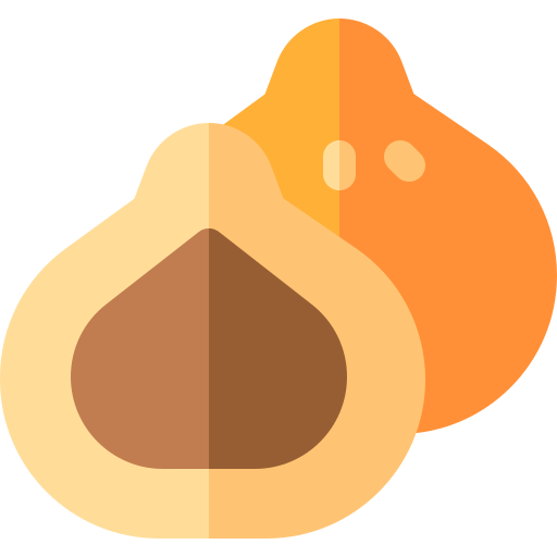 mięsna bułka Basic Rounded Flat ikona