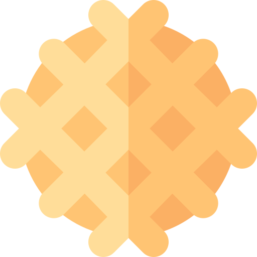 wafel Basic Rounded Flat icoon