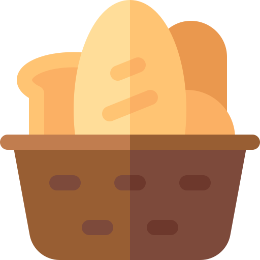 Bread Basic Rounded Flat icon