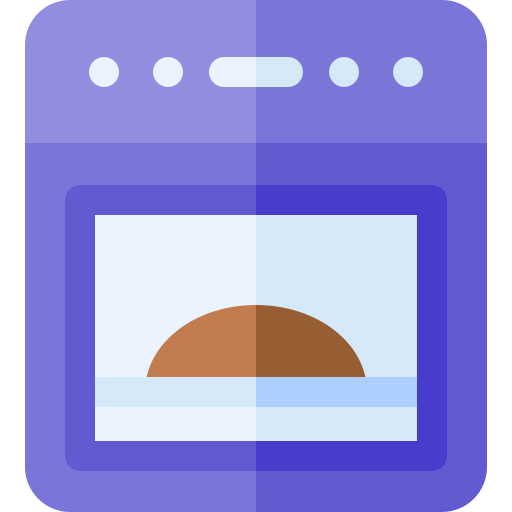 oven Basic Rounded Flat icoon