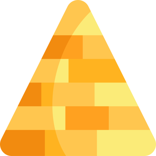 Pyramid Kawaii Flat icon