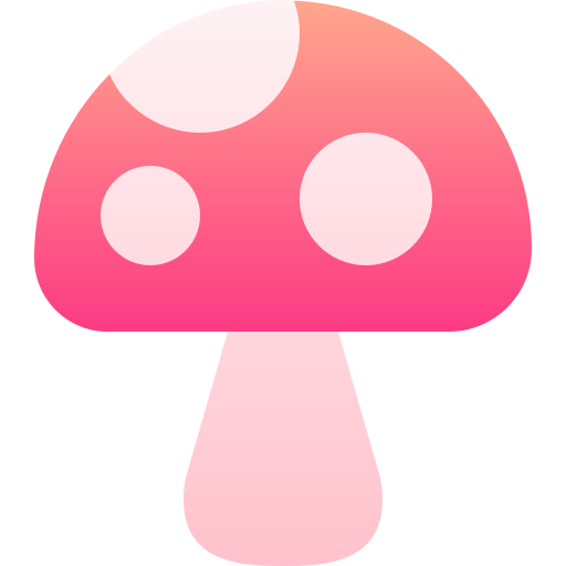 버섯 Basic Gradient Gradient icon