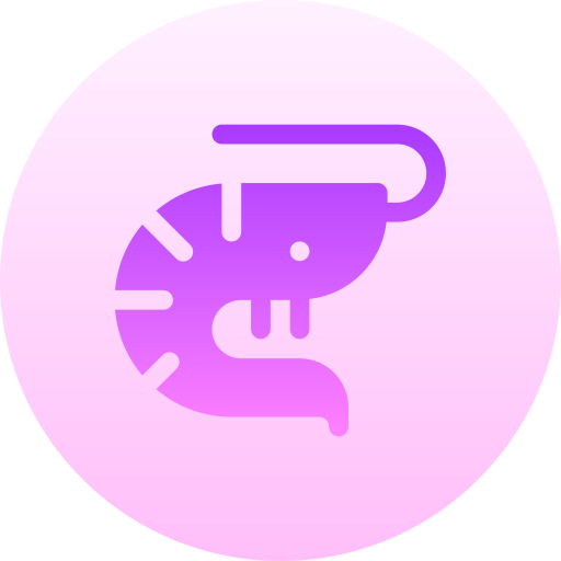 krewetka Basic Gradient Circular ikona