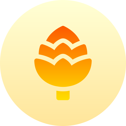 alcachofa Basic Gradient Circular icono