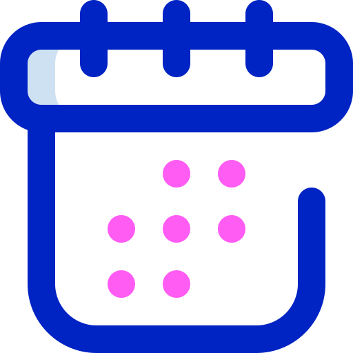 calendario Super Basic Orbit Color icono