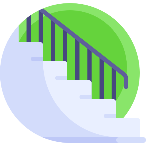 treppe Detailed Flat Circular Flat icon